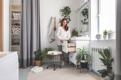 Elegant Bathroom Storage Solutions